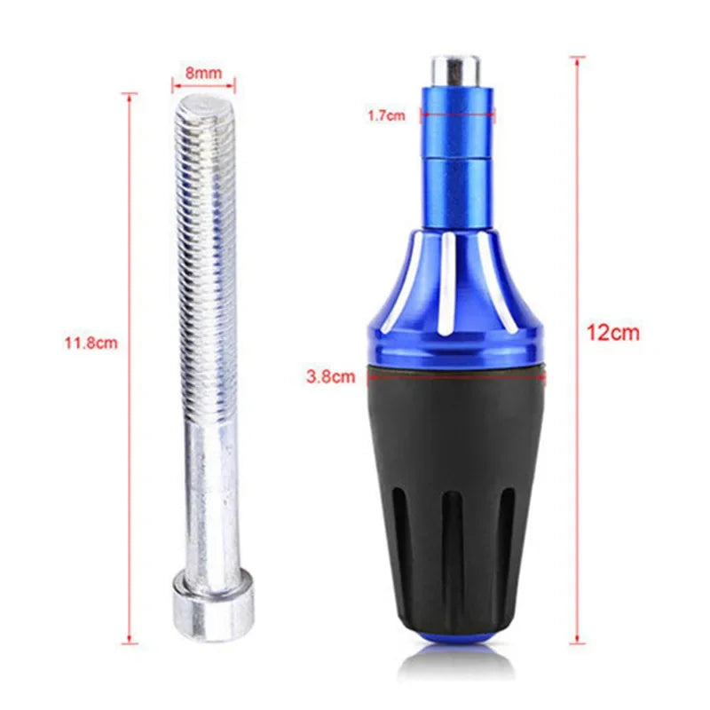 Motorcycle 8mm Frame Slider Falling Crash Scratch Protector Engine Cruiser For Honda Yamaha Kawasaki Suzuki Dual Sport Bike
