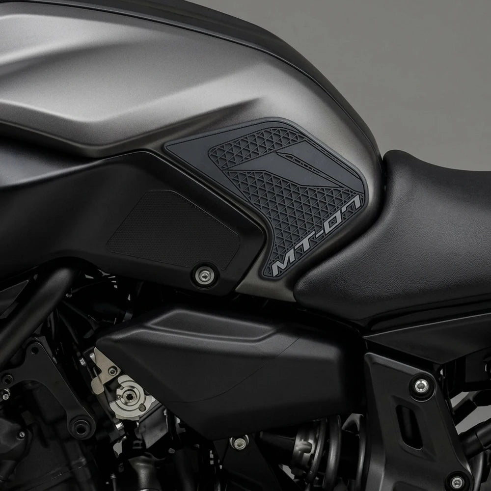 Rubber Motorcycle Fuel Tank Side Pad Non-Slip Grips Anti-Scratch Tank Protector Decals Fit For Yamaha MT-07 MT07 2018-2020