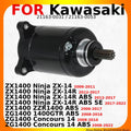 Motorcycle Starter Motor For Kawasaki Ninja ZX-14 ZX-14R ZX1400 ZZR1400 ZG1400 1400GTR Concours 14 21163-0053 21163-0031   Parts