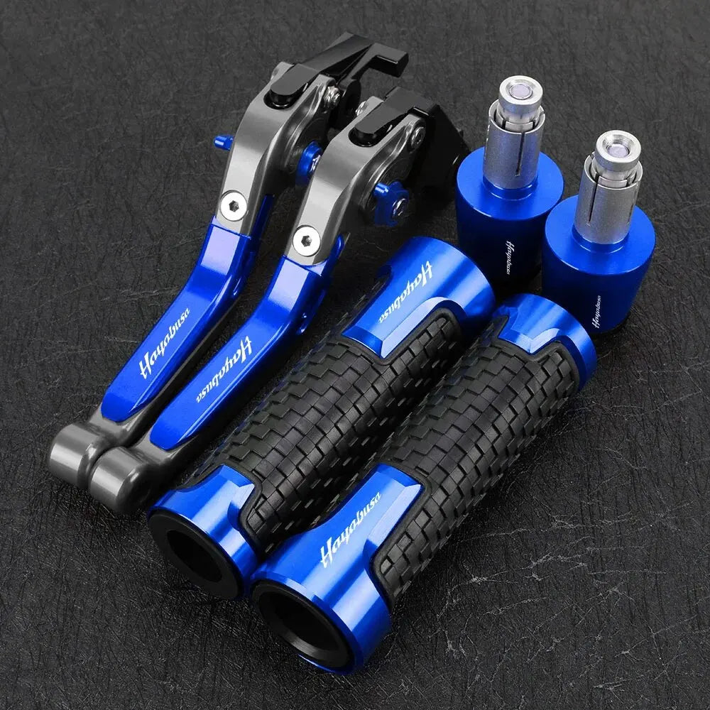For SUZUKI HAYABUSA 1300 2008 -2016 Motorcycle Brake Clutch Levers Handlebar Grips Handle Bar Grip Ends Accessories
