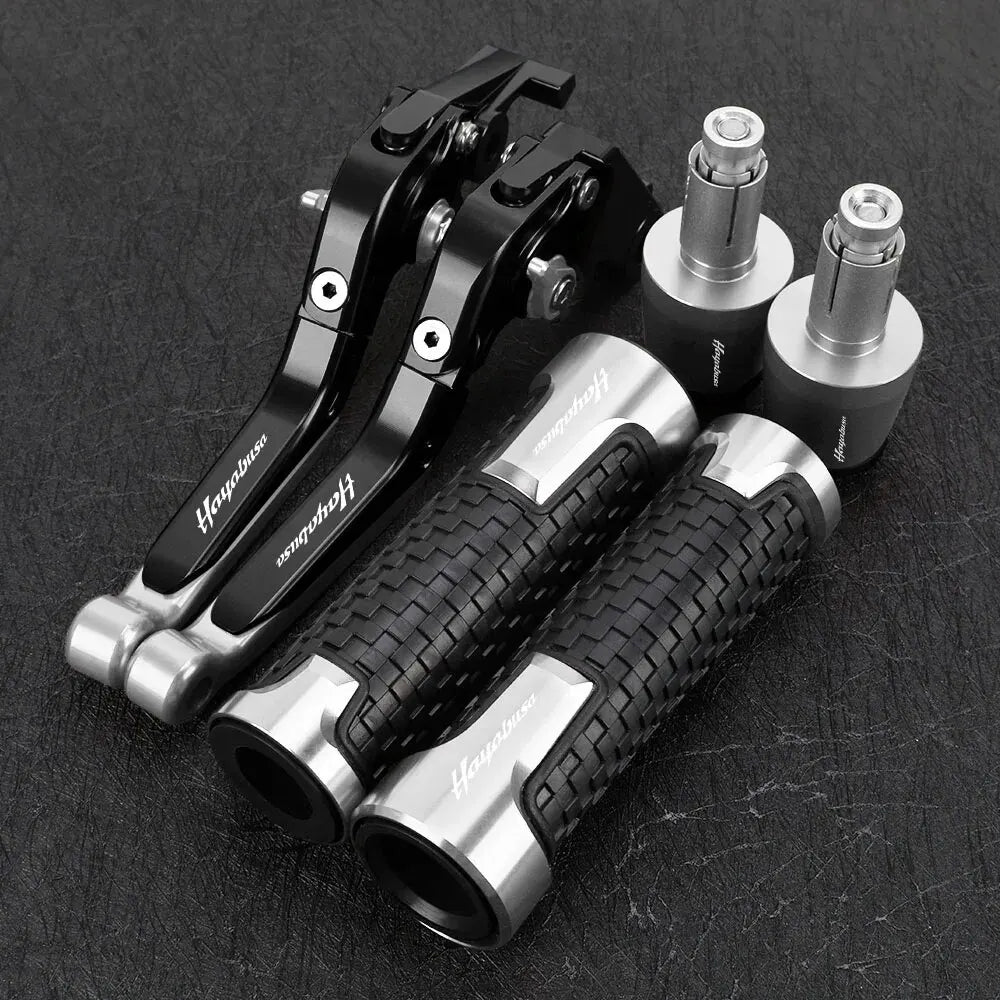 For SUZUKI HAYABUSA 1300 2008 -2016 Motorcycle Brake Clutch Levers Handlebar Grips Handle Bar Grip Ends Accessories