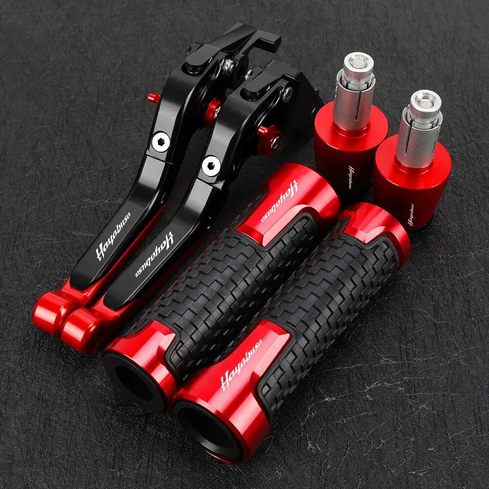 For SUZUKI HAYABUSA 1300 2008 -2016 Motorcycle Brake Clutch Levers Handlebar Grips Handle Bar Grip Ends Accessories