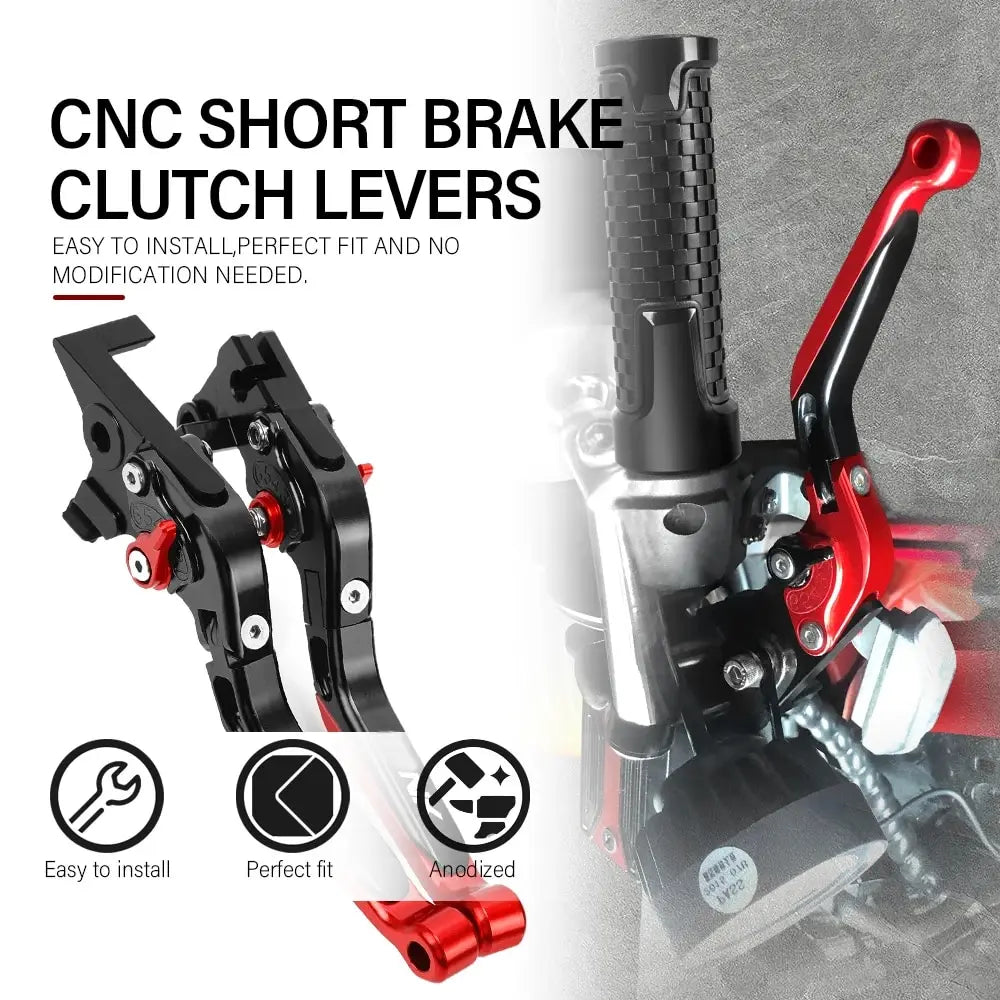 For SUZUKI HAYABUSA 1300 2008 -2016 Motorcycle Brake Clutch Levers Handlebar Grips Handle Bar Grip Ends Accessories
