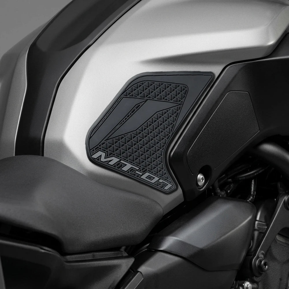 Rubber Motorcycle Fuel Tank Side Pad Non-Slip Grips Anti-Scratch Tank Protector Decals Fit For Yamaha MT-07 MT07 2018-2020