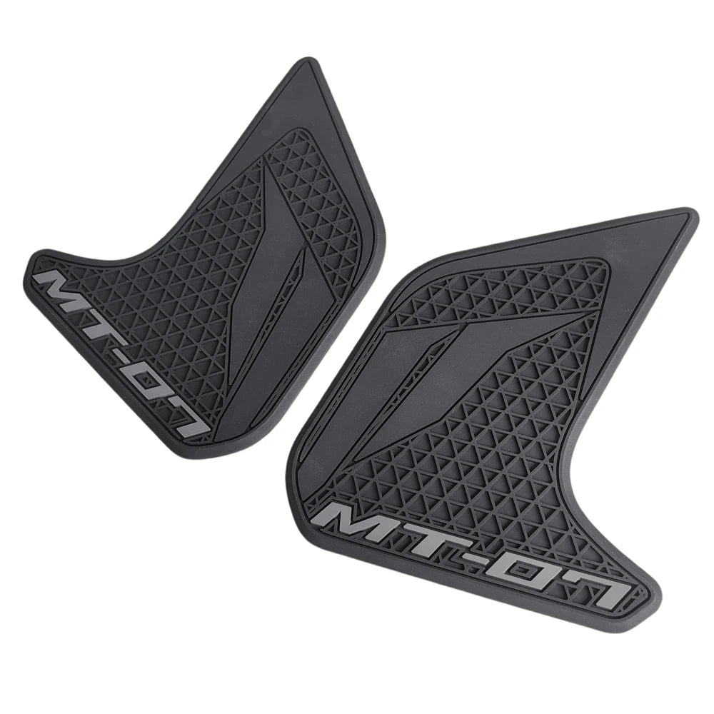 Rubber Motorcycle Fuel Tank Side Pad Non-Slip Grips Anti-Scratch Tank Protector Decals Fit For Yamaha MT-07 MT07 2018-2020