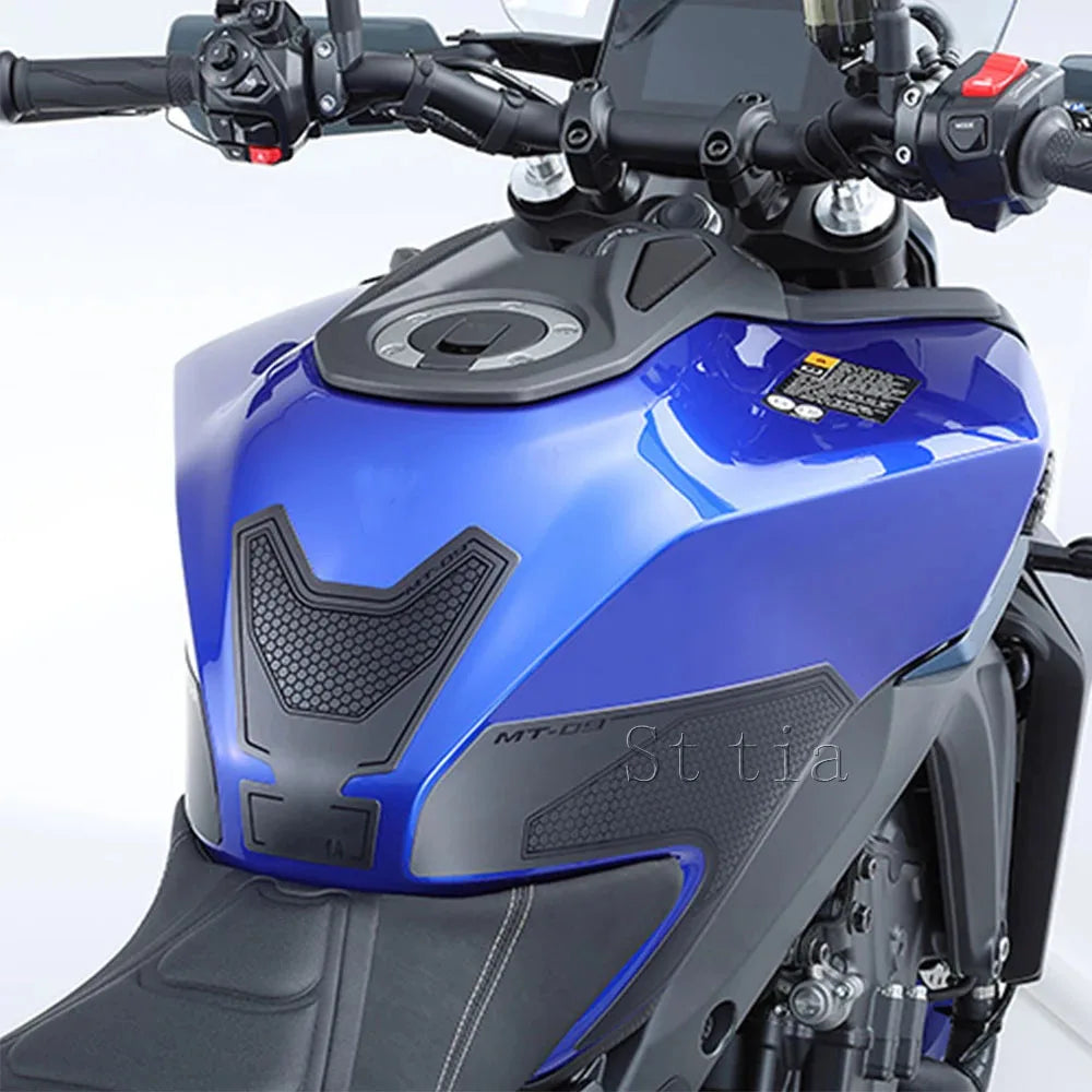 MT-09 2024 Tank Pad Motorcycle Accessories Fuel Tank Pad For YAMAHA MT-09 MT09 2024 2025 Non-slip Side Fuel Tank Waterproof Pad
