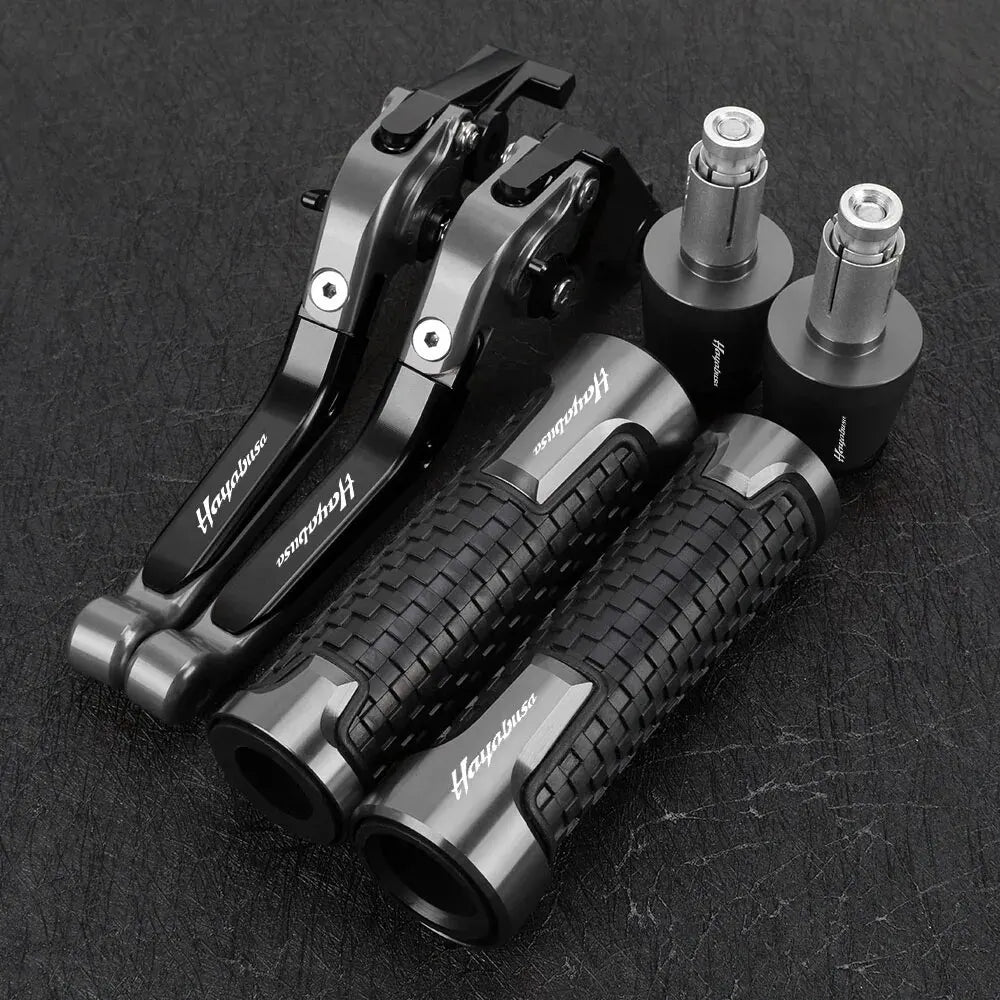 For SUZUKI HAYABUSA 1300 2008 -2016 Motorcycle Brake Clutch Levers Handlebar Grips Handle Bar Grip Ends Accessories