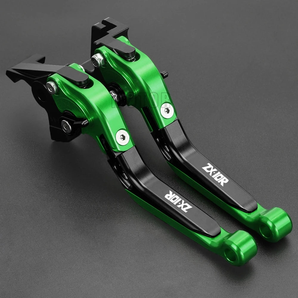 ZX 10R 2023 2024 Motorcycle For KAWASAKI ZX10R ZX-10R 2022 2021 2020 2019 2018 2017 2016 Brake Clutch Levers Handlebar grip ends
