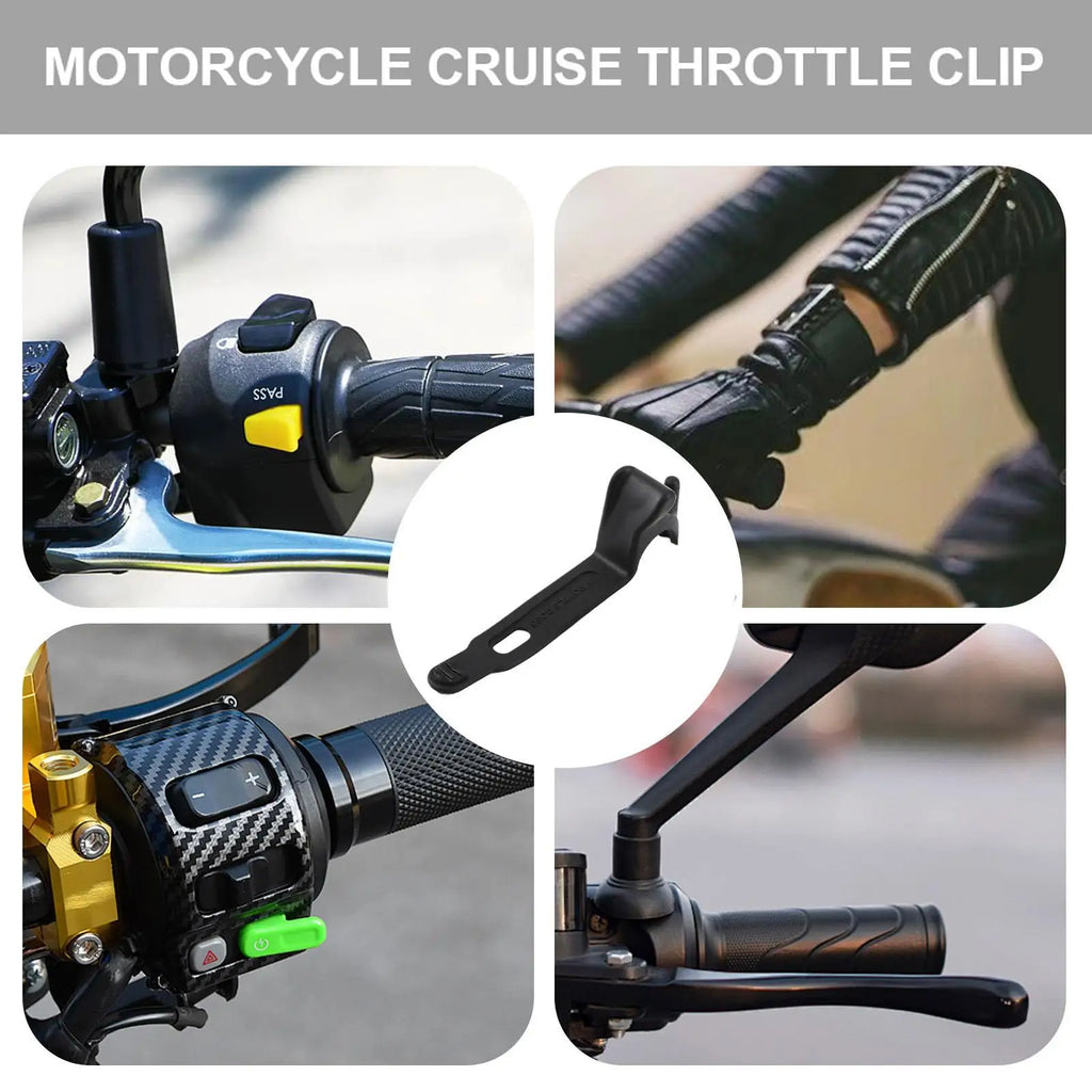 Motorcycle Throttle Clip Cruise Control Rotatable Throttle Clip Riding Wrist Boost for Scooter Electric Bike Electromobile ﻿