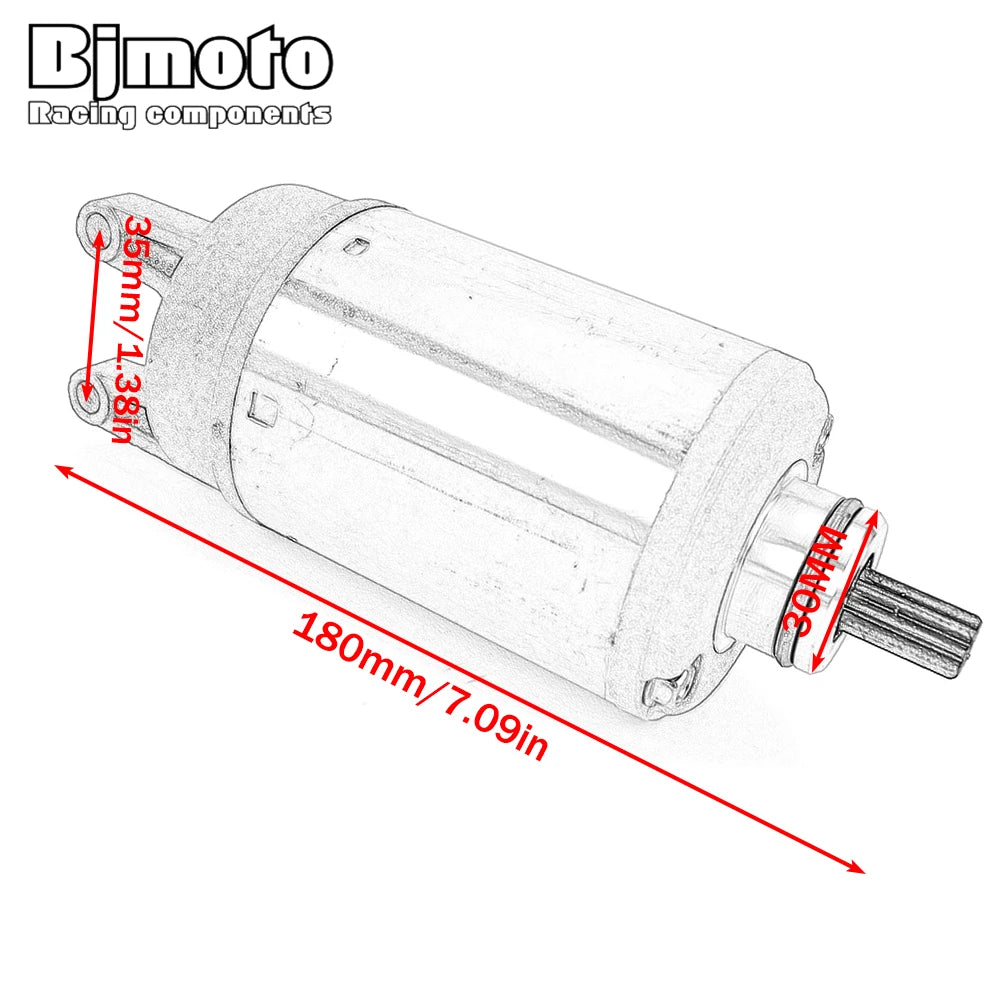 ZX12R 2006 Starter Motor For Kawasaki ZX1200 Ninja ZX-12R 2005 2004 2003 2002 2001 2000 21163-1302 ZX 1200 ZX-1200