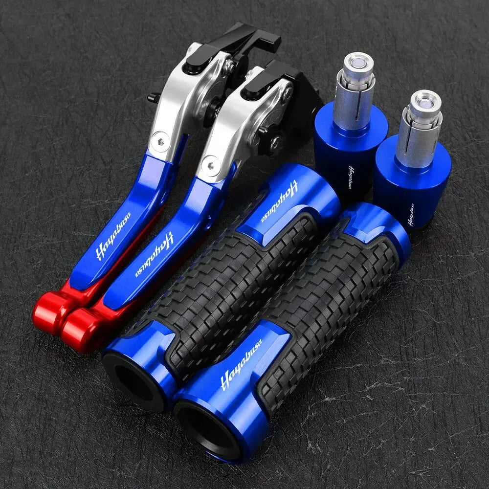 For SUZUKI HAYABUSA 1300 2008 -2016 Motorcycle Brake Clutch Levers Handlebar Grips Handle Bar Grip Ends Accessories