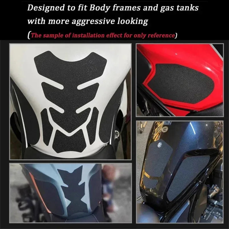 For KAWASAKI ZX-14R ZX14R ZZR1400 GTR1400 2006-2015 Motorcycle Fuel Tank Anti-Slip Pads Gas Knee Traction Adhesive Protector