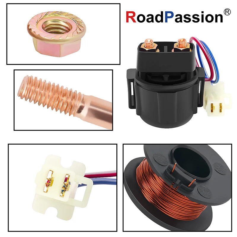 Motorcycle Starter Relay For YAMAHA Moto-4 YFM200 YFM250 YFM225 XT225 XT600E XZ550R YG500D YG600D YG600DE YX600 For HONDA TRX300