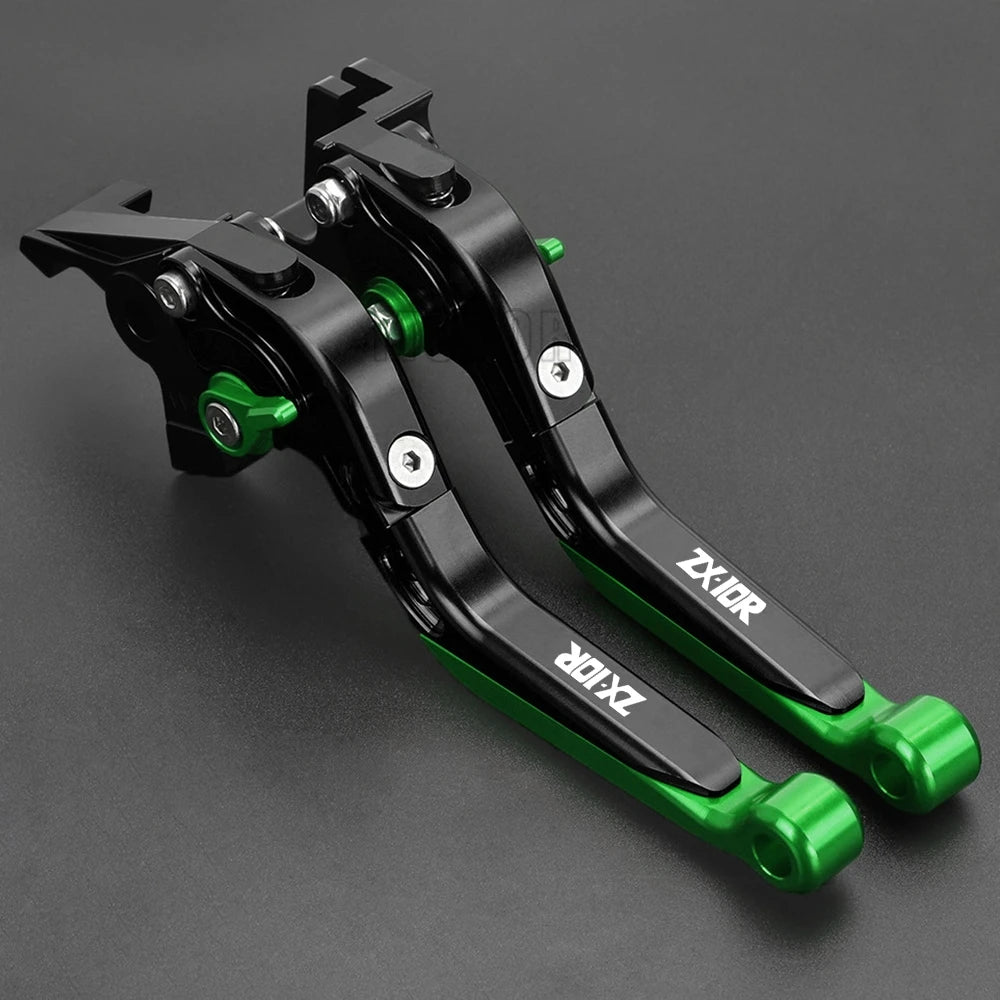 ZX 10R 2023 2024 Motorcycle For KAWASAKI ZX10R ZX-10R 2022 2021 2020 2019 2018 2017 2016 Brake Clutch Levers Handlebar grip ends