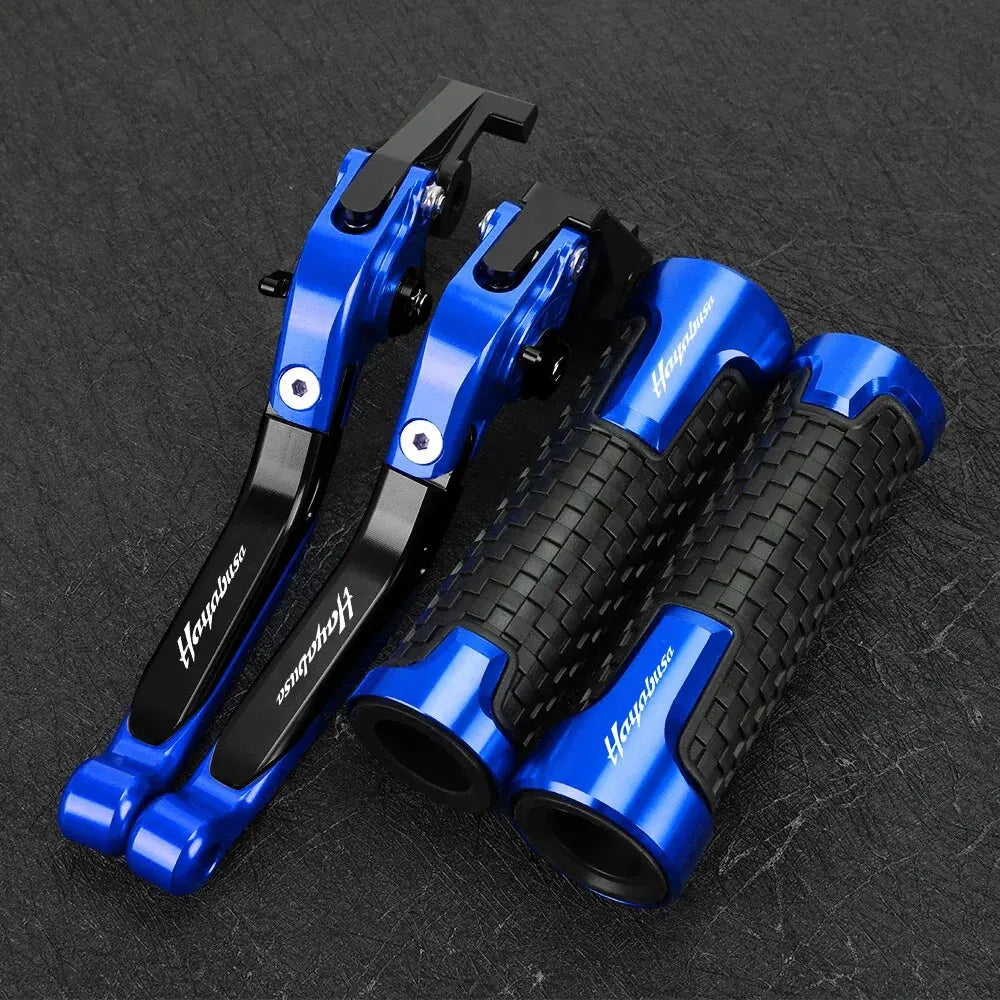 For SUZUKI HAYABUSA 1300 2008 -2016 Motorcycle Brake Clutch Levers Handlebar Grips Handle Bar Grip Ends Accessories