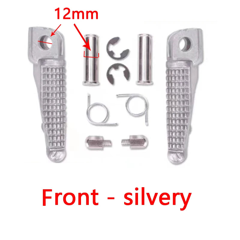 Motorcycle Foot Rests Pedal Front/Rear Footrest For Kawasaki ZX-6R ZX636 ZZR1400 EX650 ER 6F/6N 9R 10R 12R 14 Z750 S Z800 Z1000