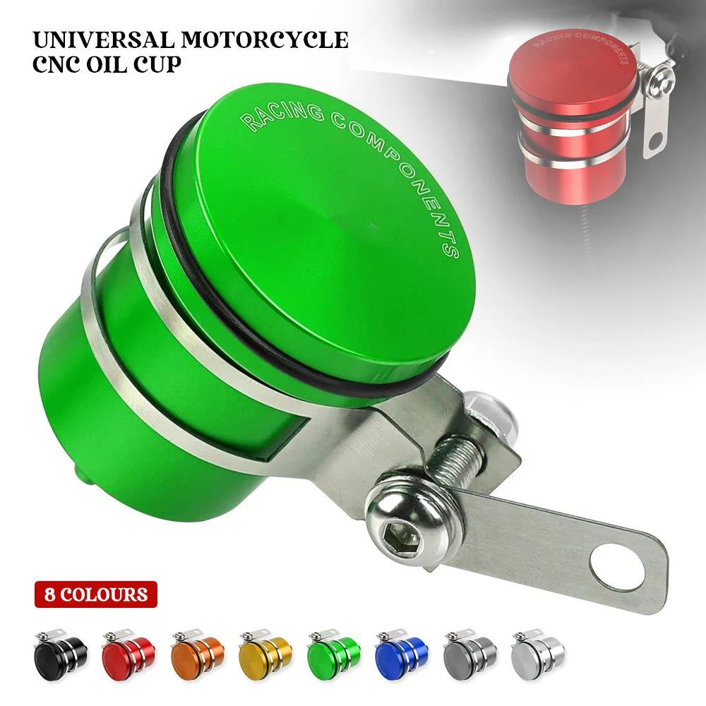 Universal For Kawasaki ZX14R ZX-14R ZX14 R ZX14 ZX-14 2006 2007-2023 Motorcycle Brake Fluid Reservoir Clutch Tank Oil Fluid Cup