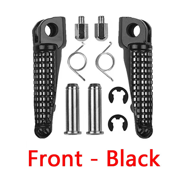 Motorcycle Foot Rests Pedal Front/Rear Footrest For Kawasaki ZX-6R ZX636 ZZR1400 EX650 ER 6F/6N 9R 10R 12R 14 Z750 S Z800 Z1000