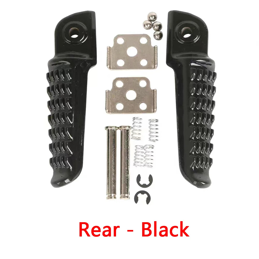 Motorcycle Foot Rests Pedal Front/Rear Footrest For Kawasaki ZX-6R ZX636 ZZR1400 EX650 ER 6F/6N 9R 10R 12R 14 Z750 S Z800 Z1000