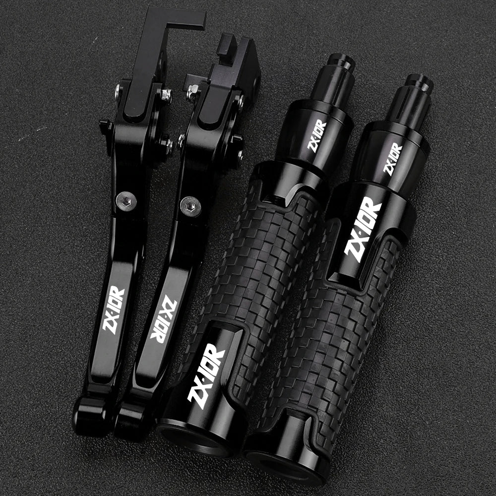 ZX 10R 2023 2024 Motorcycle For KAWASAKI ZX10R ZX-10R 2022 2021 2020 2019 2018 2017 2016 Brake Clutch Levers Handlebar grip ends