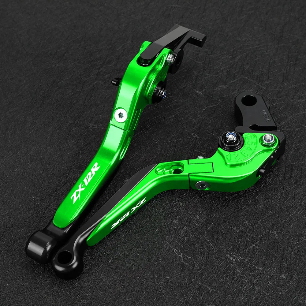 FOR KAWASAKI ZX12R 2000-2001-2002-2003-2004-2005 Motorcycle Aluminum Brake Clutch Levers Handlebar Grip Handle Hand Grips ZX-12R